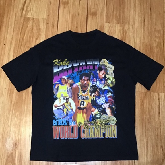 NBA Other - Kobe Bryant NBA Vintage Bootleg Retro 90s Rap Tee T-shirt
